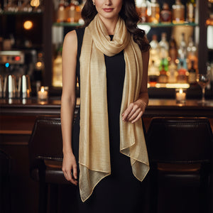 Bright soft thin scarf (180749)