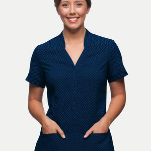 stretch spot tunic (2174)