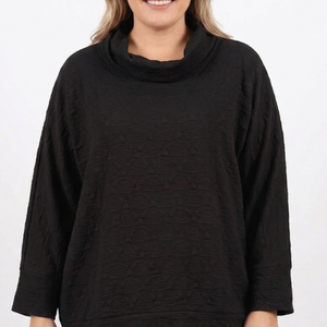 l/s cowl neck top (2335)