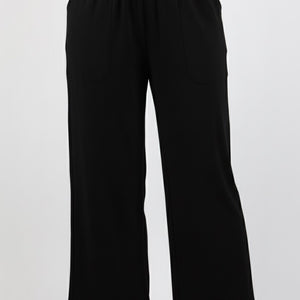 pant wide leg linen (23754A)