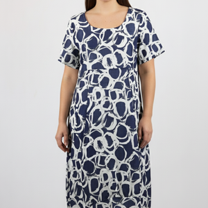 dress linen/cotton (242383)