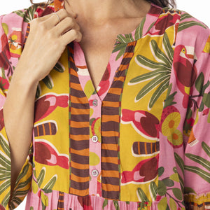 layer frill slv. dress (40151)