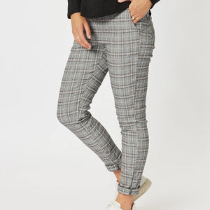 crystal check jogger pant (44351)