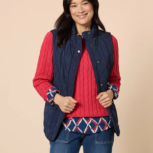 hampton quilted vest (48565)