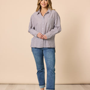 urban stripe shirt (48891)
