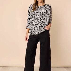 c kimmy ponti wide leg pant (42467)