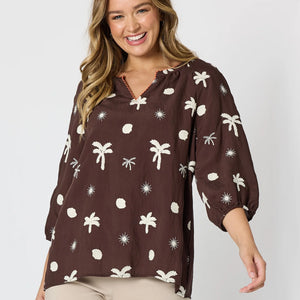 canopy embroidered top (49482)