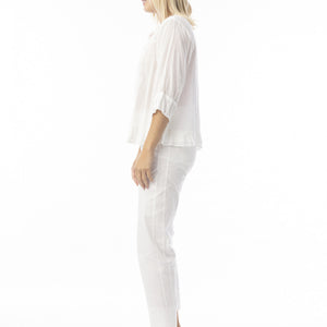 cotton pleated top (52708)