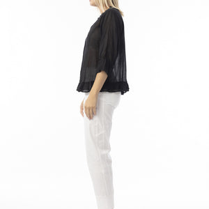 cotton buttonthrough top (52709)