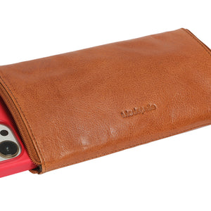 leather double sided glass case (5977)