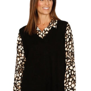 Wool blend vest (6162)