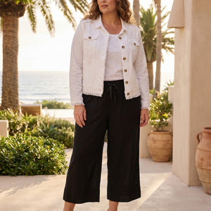 Jacket linen blend (62843)