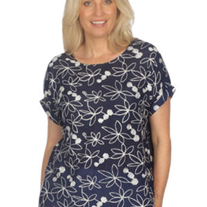 emb. breeze top (6313)