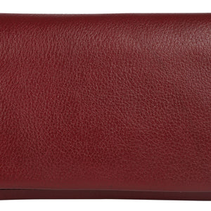 soft cow leather flap wallet (6330)
