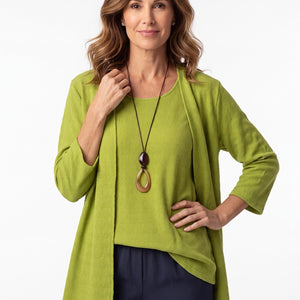 textured knit cardigan (6357)