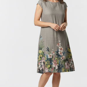 fiori print dress (6365)
