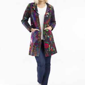 mid length coat single button (62741)