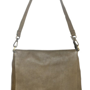 soft cow leather x body top zip(6819)