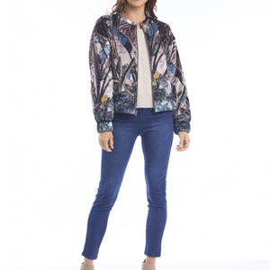 bomber velvet jacket (62817)