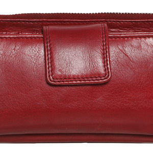 cow leather wristlet wallet (7655)