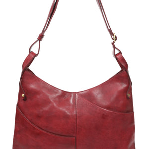 vintage leather large cross body (7882)