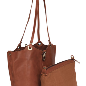 cow vintage leather shoulder (7904