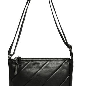 leather multi zip comp. (7937)