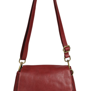 vintage leather double comp  (7947)