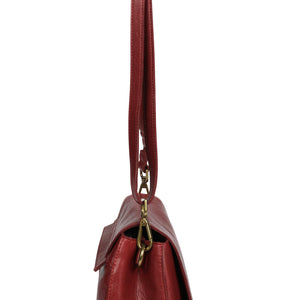 vintage leather double comp  (7947)