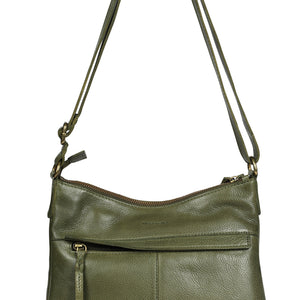 vintage leather shoulder (7949)