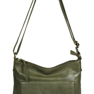vintage leather shoulder (7949)