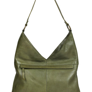 vintage leather shoulder (7954)