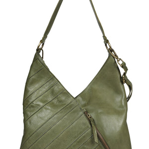 vintage leather shoulder (7954)