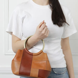 vintage leather cross (7995)