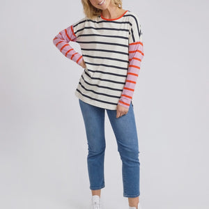 marta stripe l/s tee (8139059)