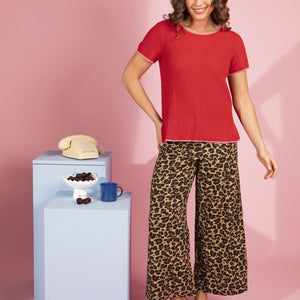 Camellia short sleeve knit (8158012)