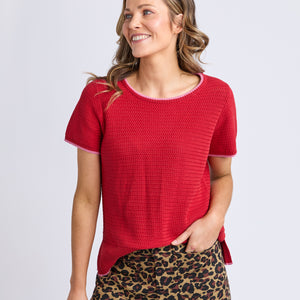 Camellia short sleeve knit (8158012)