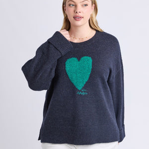 Intersia heart knit (8177007)