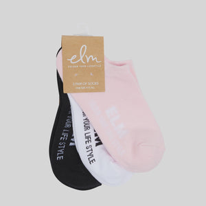 elm 3 pair socks pack (81A1280)