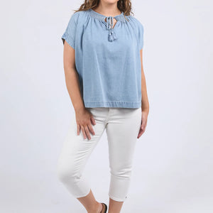 Ruth denim top (81D1502)