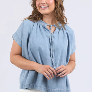 Ruth denim top (81D1502)