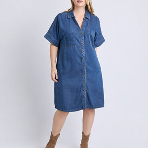 Demi denim dress (81D1599)