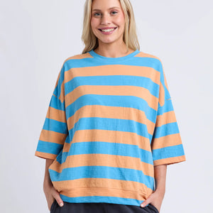Mazie block stripe sweat (81X4398)