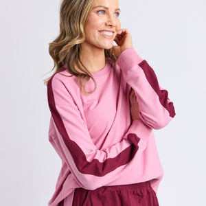 sloane fleece crew sweater (81x4467)