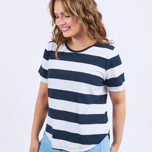 Spritz stripe s/s tee (81X4519)