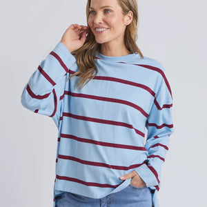Callie stripe l/s tee (81X4555)