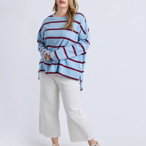 Callie stripe l/s tee (81X4555)