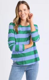 Spritz stripe l/s tee (8X4418)
