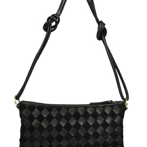 vintage leather suede comb (8213)