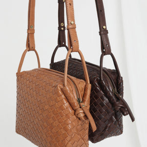 vintage leather weave (8216)